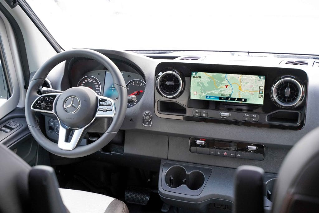 Mercedes cockpit